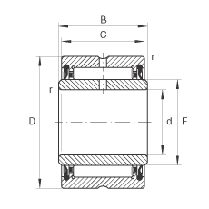 LS NA4906-2RSR, ߴϵ 49ɂ(c)ܷ