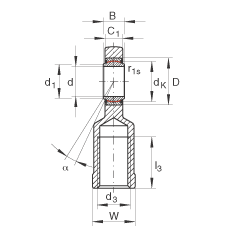 US GIR50-UK-2RS, (j) DIN ISO 12 240-4 (bio)(zhn)(ni)ݼySo(h)ɂ(c)ܷ