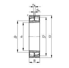 {(dio)ĝLS 22315-E1-K-T41A, (j) DIN 635-2 ˜ʵҪߴ, FF 1:12